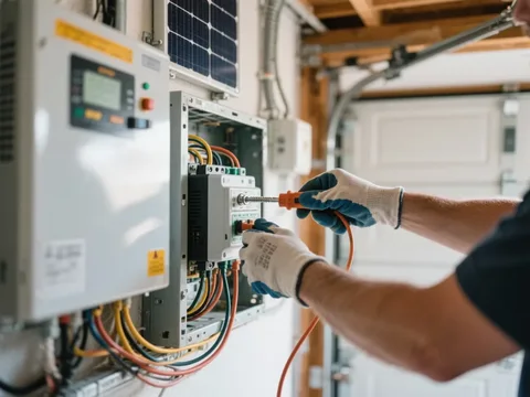 Raccordement d'un onduleur photovoltaïque en Belgique